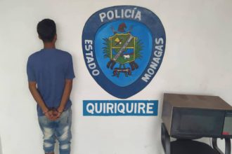 Polimonagas captura a alias "El Gasparín"