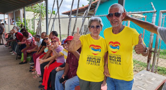 Monagas registra más de 6 mil censados en la Gran Misión Abuelos de la Patria