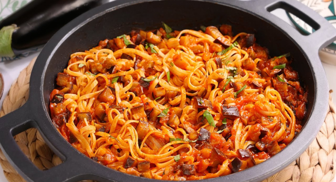 Pasta con Berenjenas: ¡Un Plato Delicioso y Fácil de Preparar! #14JUN