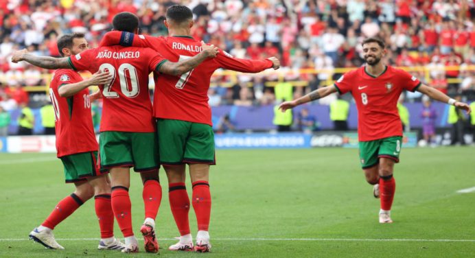 Portugal goleó a Turquía en la Eurocopa 2024