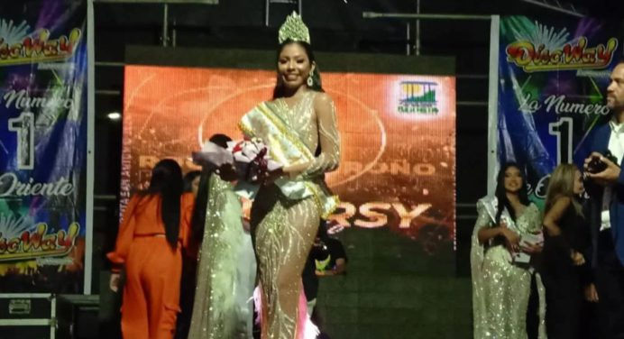 Rogersy Loroño se coronó como reina de las fiestas de San Antonio 2024