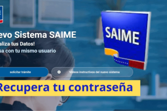 SAIME 2024: ¿Cómo recuperar la contraseña? +PASOS