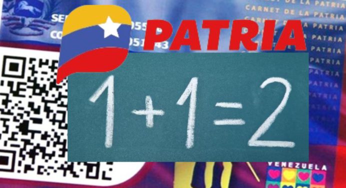 ¡Suma en PATRIA 1+1 = 2!: Sí, dos BONOS activos HOY