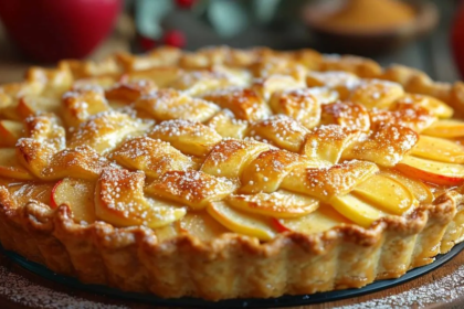 TARTA DE MANZANA CON 6 INGREDIENTES +RECETA