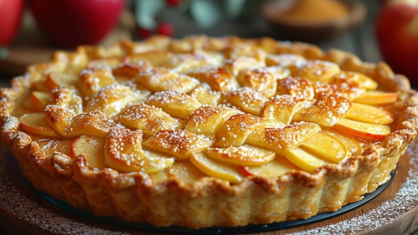 TARTA DE MANZANA CON 6 INGREDIENTES +RECETA