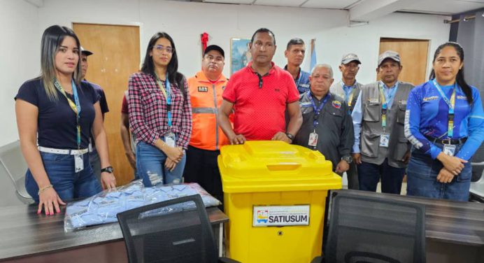 Trabajadores del Terminal de Maturín recibieron implementos de trabajo