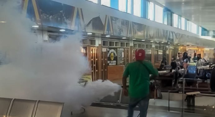 Activan jornada de fumigación en el terminal de Maturín