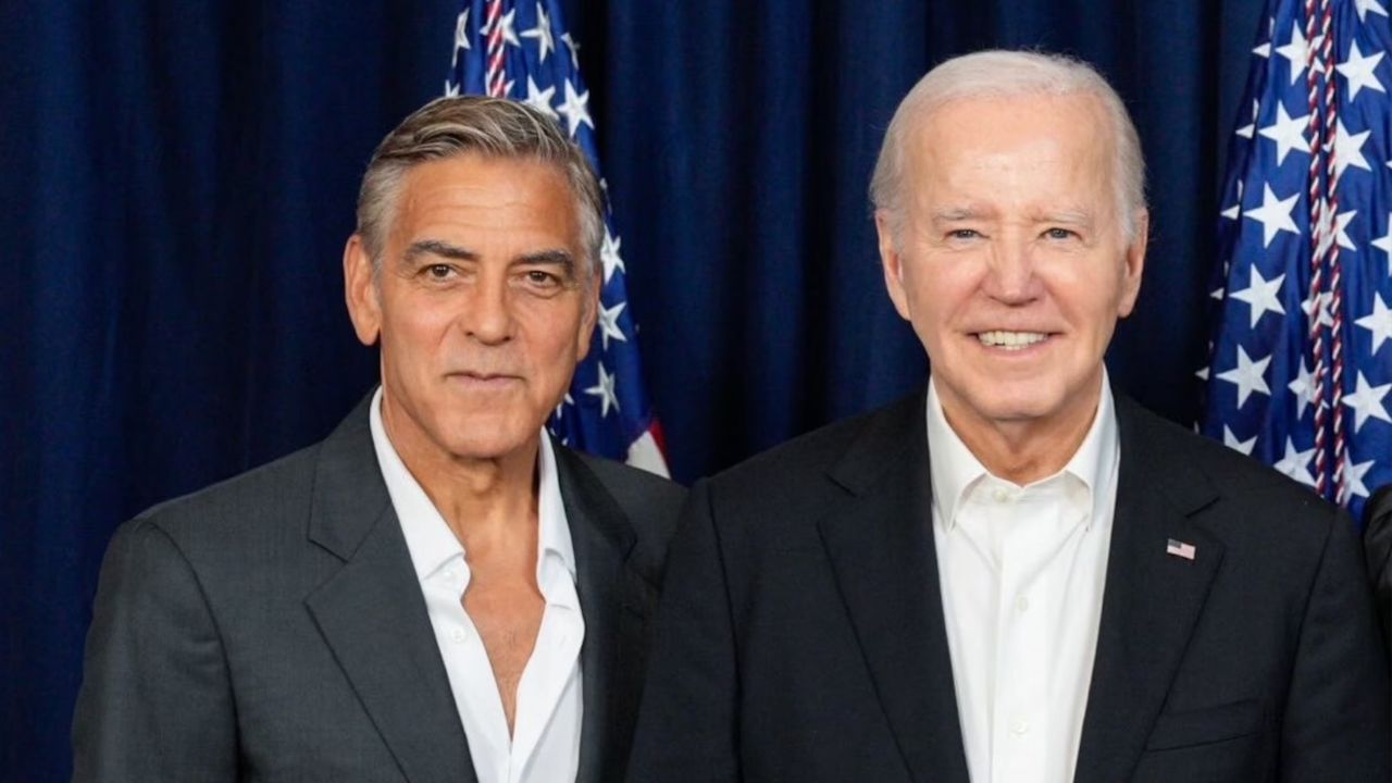 Actor George Clooney envía contundente mensaje al presidente Biden