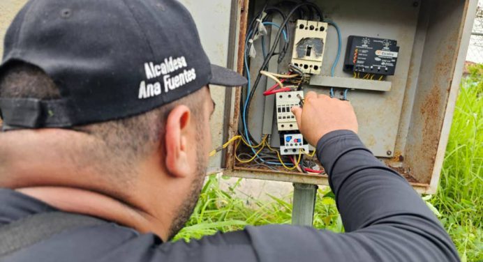 Alcaldía de Maturín repara bomba de agua en Las Marías