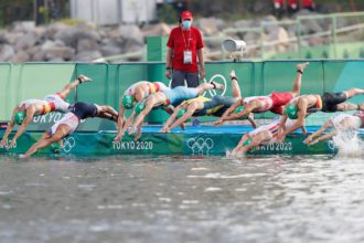 Aplazan prueba de triatlón en los Juegos Olímpicos