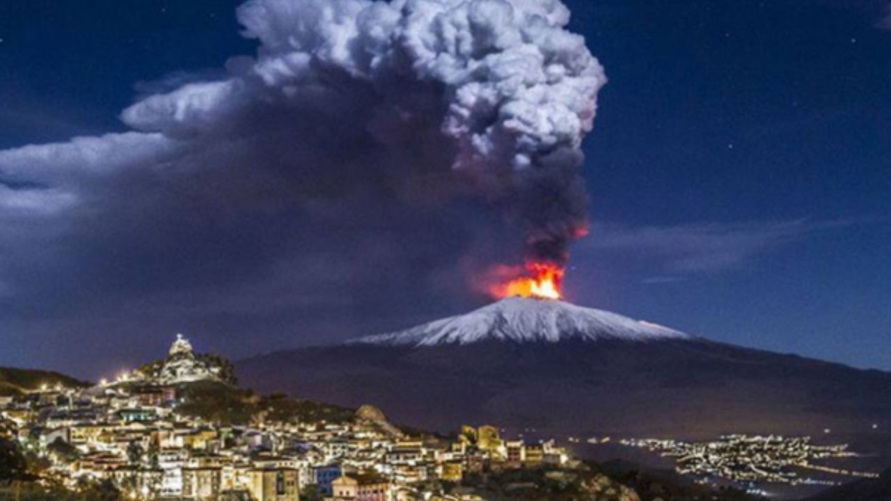 volcán Etna.