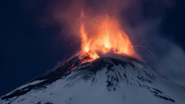 volcán Etna.