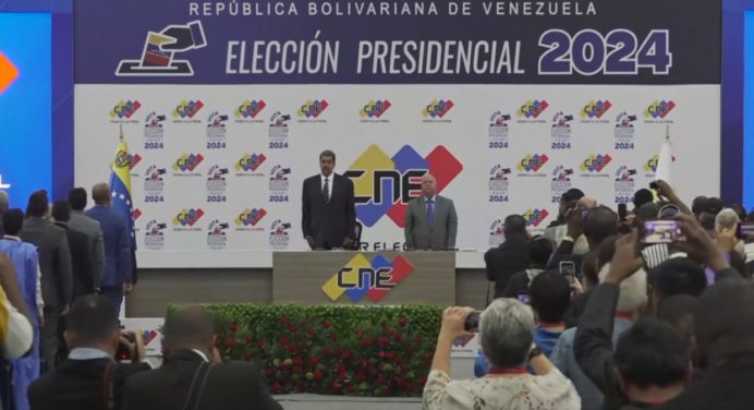 CNE proclamó Presidente reelecto a Nicolás Maduro para el período 2025 – 2031
