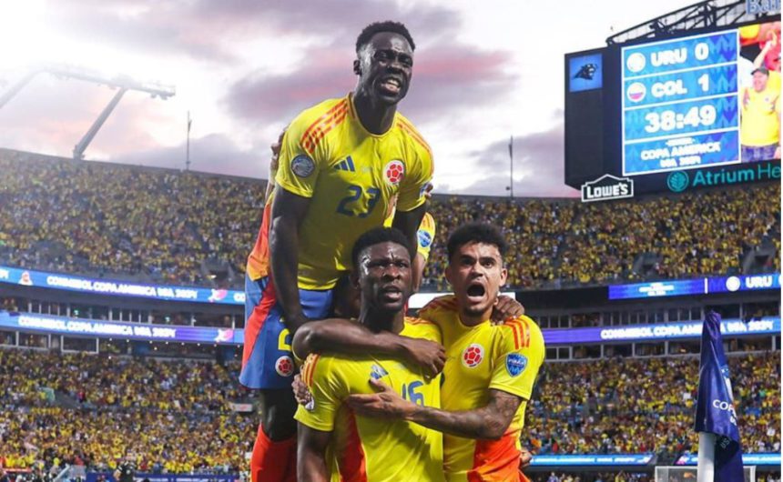 Colombia derrota a Uruguay y está en la final