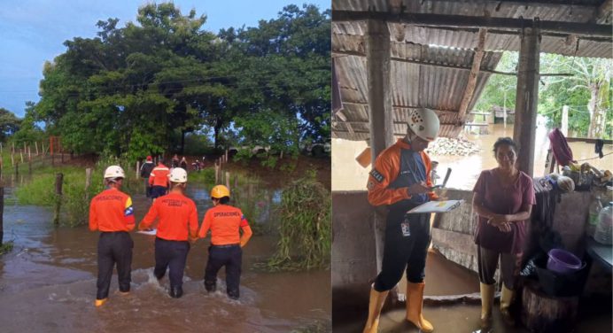 Fuertes lluvias en Barinas provocan daños en 29 casas