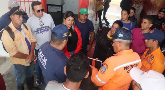 Gobernación evalúa afectaciones por lluvias en el municipio Acosta