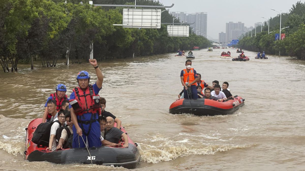 Inundaciones en China 