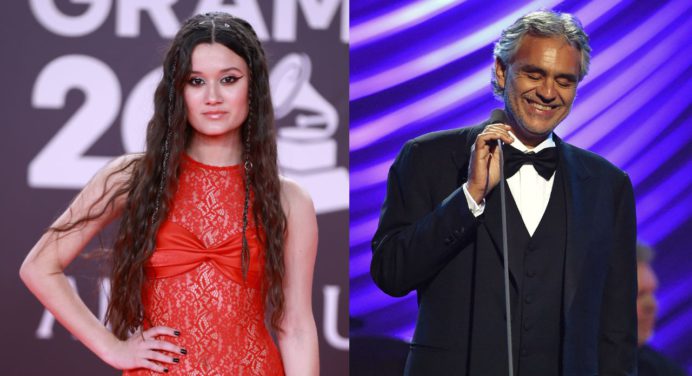 Joaquina cantó con Andrea Bocelli «Vivo por ella»(+Video)