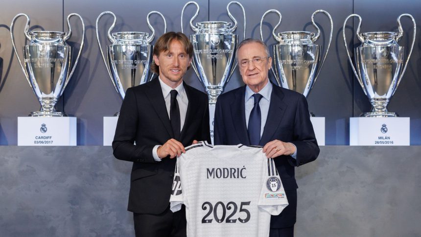 Luka Modric renovó con el Real Madrid