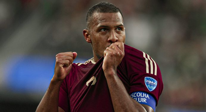 Salomón Rondón se queda con la bota de plata de la Copa América 2024