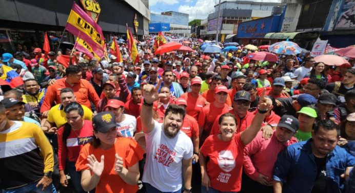 Los maturineses marcharon en apoyo al Presidente Nicolás Maduro