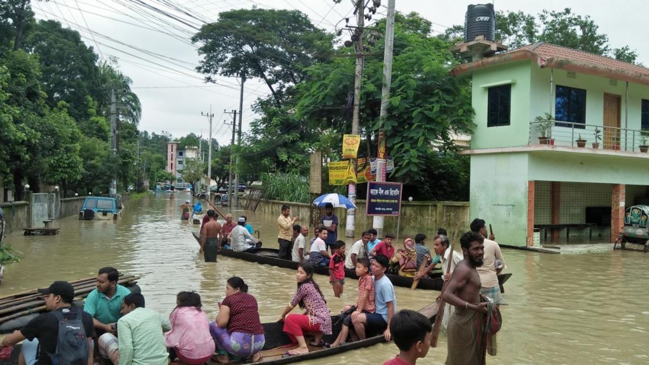 lluvias en el sur de Asia