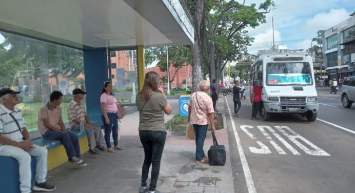 Muy poco transporte público en las diferentes zonas de Maturín