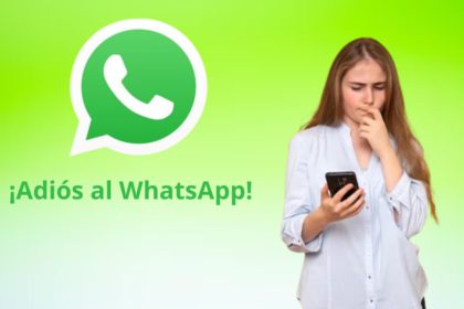 no tendrá WhatsApp