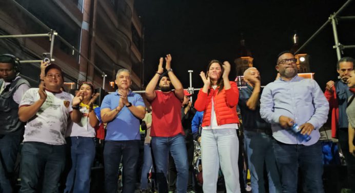 Oficialismo celebró reelección del Presidente Nicolás Maduro en Maturín
