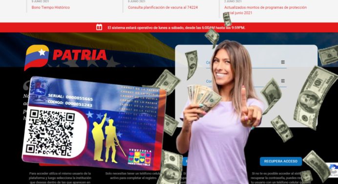 Pago especial en PATRIA: Dinerito directo al monedero de estos beneficiarios