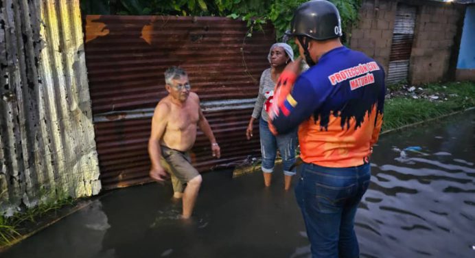 PC Maturín atendió contingencia en Brisas del Orinoco tras aguacero