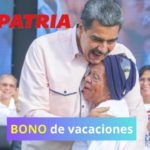 el bono de vacaciones