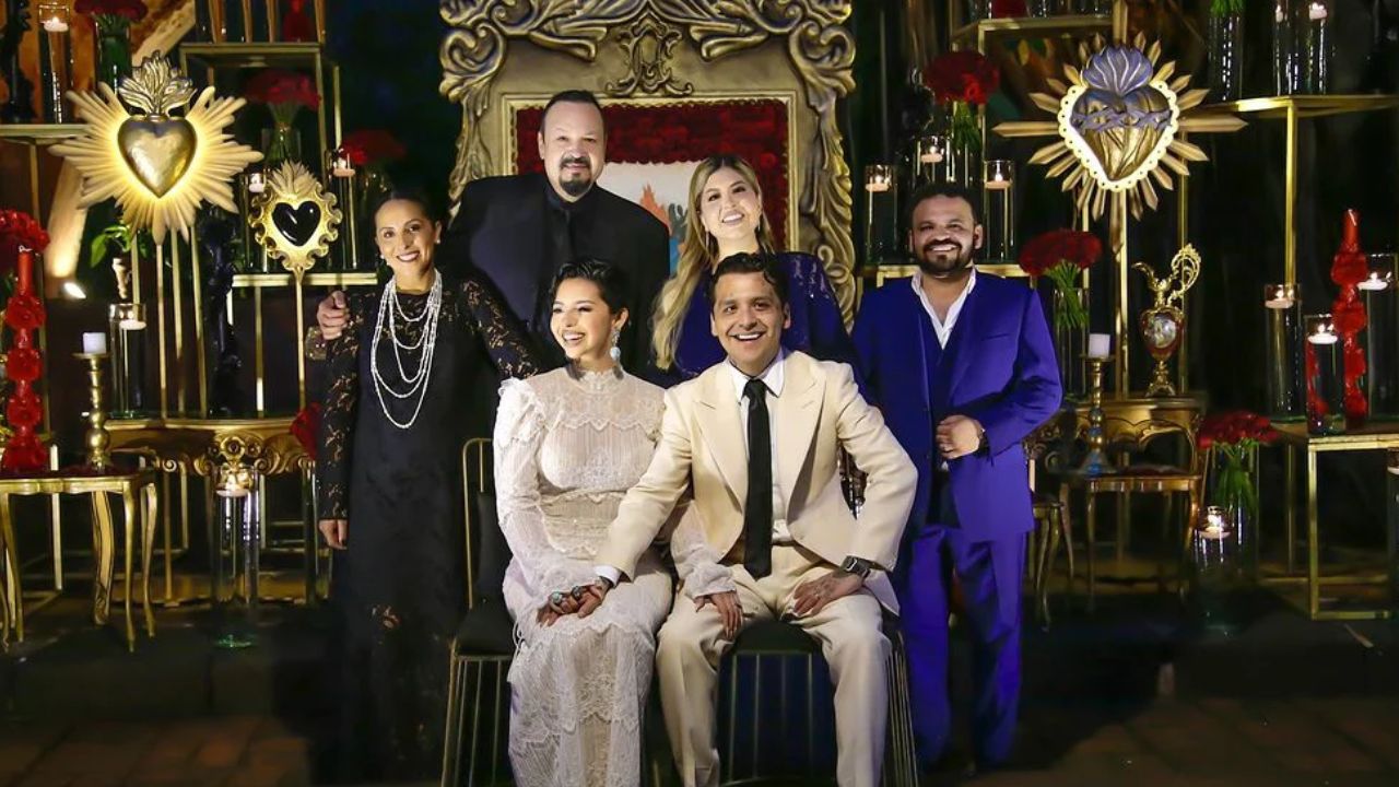 Pepe Aguilar compartió fotos de la boda de Ángela Aguilar y Christian Nodal