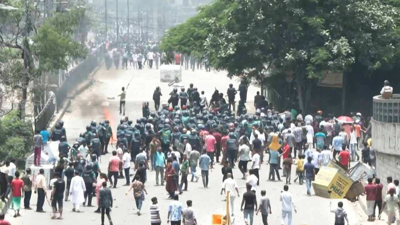 protestas en Bangladés