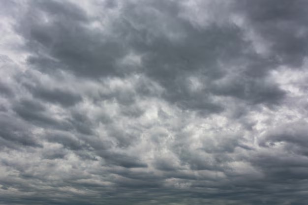 Cielos nublados y lluvias 