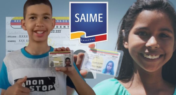 ¡Sácale la cédula a tu hijo! El SAIME te ofrece esta opción