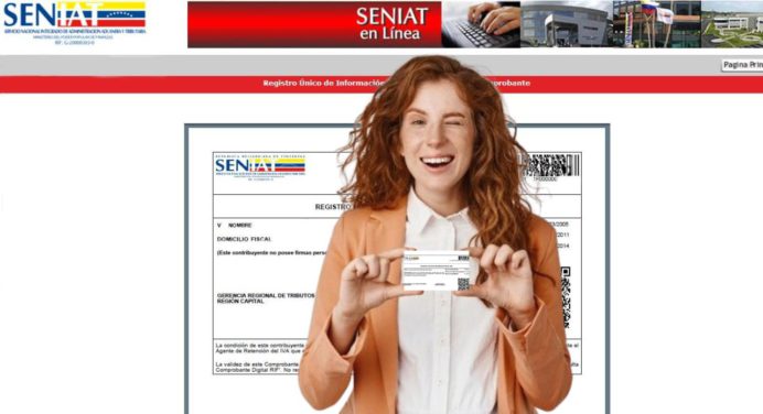 Solicita e imprime el RIF del SENIAT desde tu casa: En 4 pasos