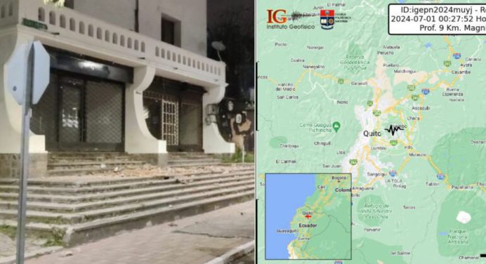 Sismo en Quito de magnitud 4,2 deja leves afectaciones