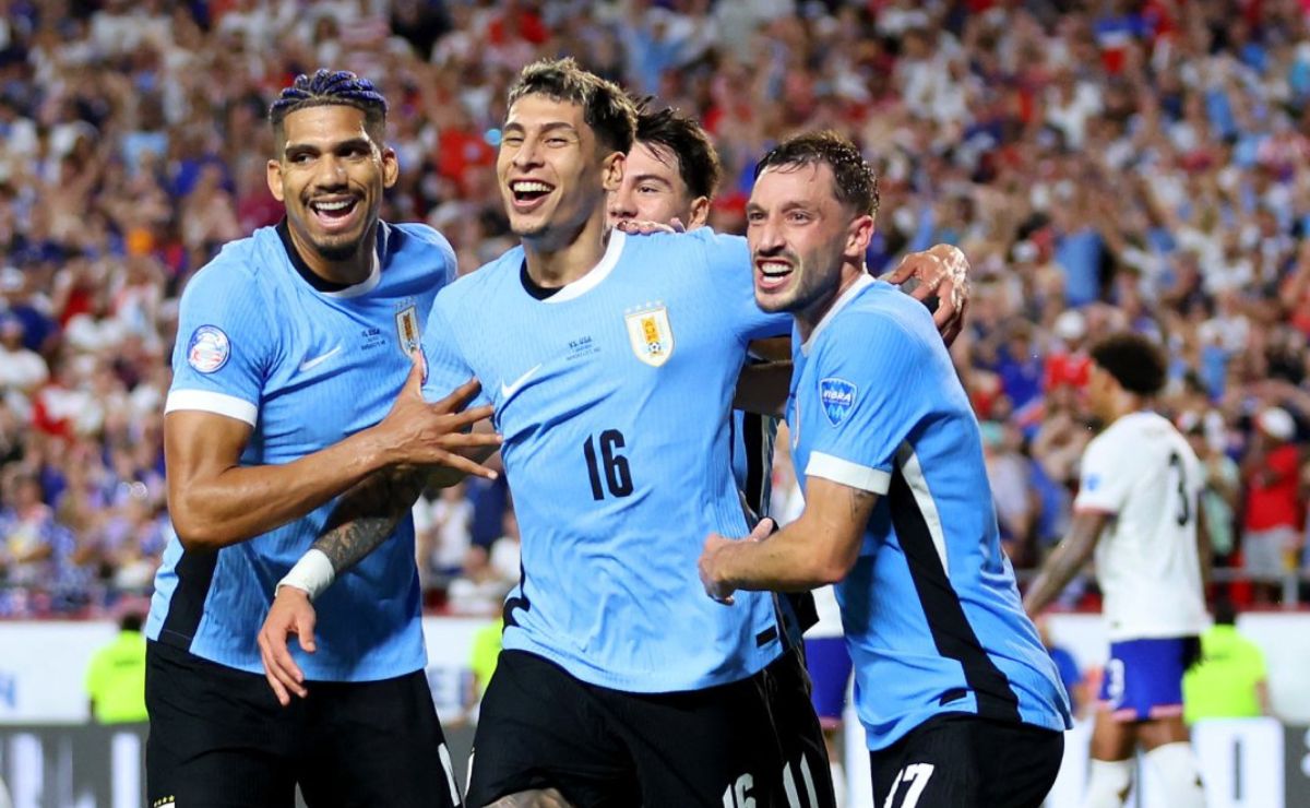 Uruguay derrota a Estados Unidos y avanza a cuartos