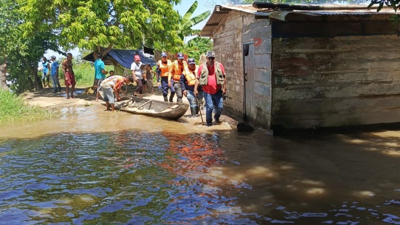 Afectadas más de 50 familias por desborde del Río Orinoco