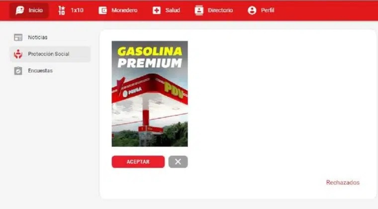 distribución de gasolina