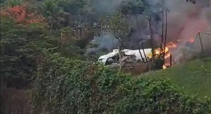 En Brasil se estrelló un avión de pasajeros este viernes #9Ago (VIDEO)