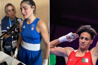 Boxeadora llora tras perder la final contra atleta trans en París 2024