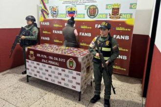 GNB detiene a mujer con 45 dediles de droga