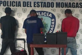 Tres detenidos en la avenida Orinoco de Maturín