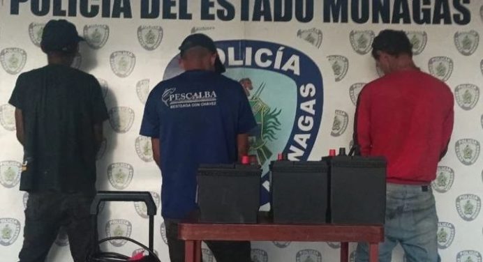 Tres detenidos en la avenida Orinoco por hurto en establecimiento comercial