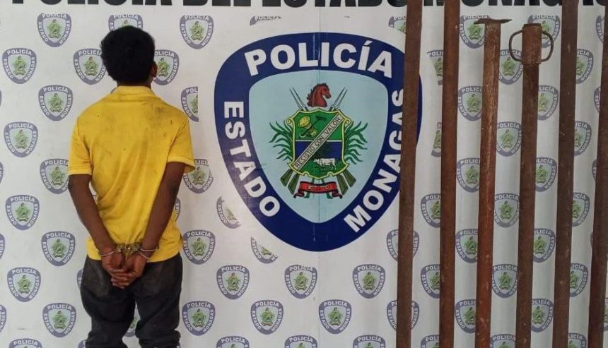 Polimonagas lo aprehendió por presunto hurto