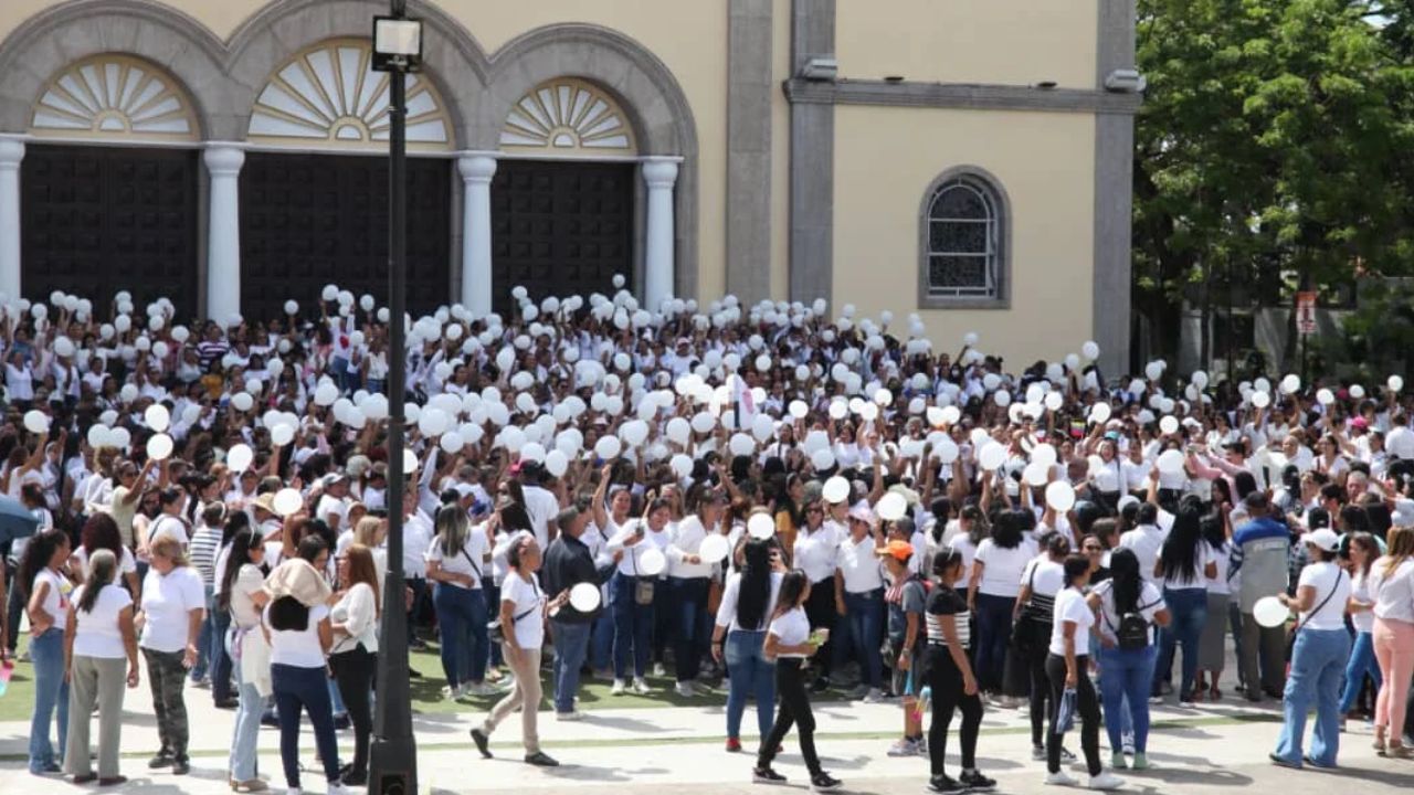 Más de 4 mil mujeres alzaron su voz a favor de la paz en Monagas