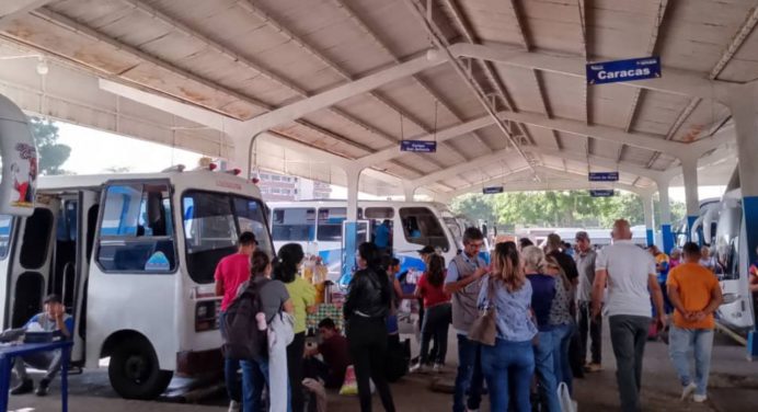 Más de 400 pasajeros salen a diario desde el Terminal de Maturín