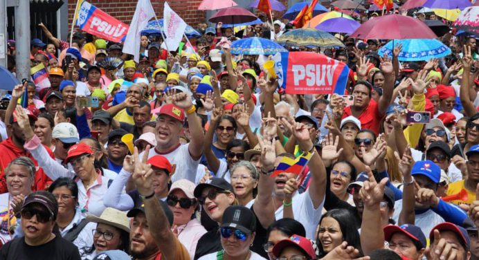 Oficialismo se movilizó por la paz en Maturín